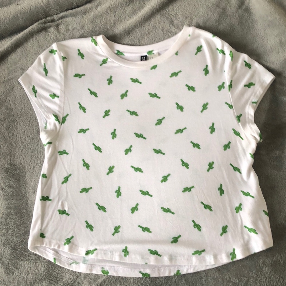 H&M cactus crop top